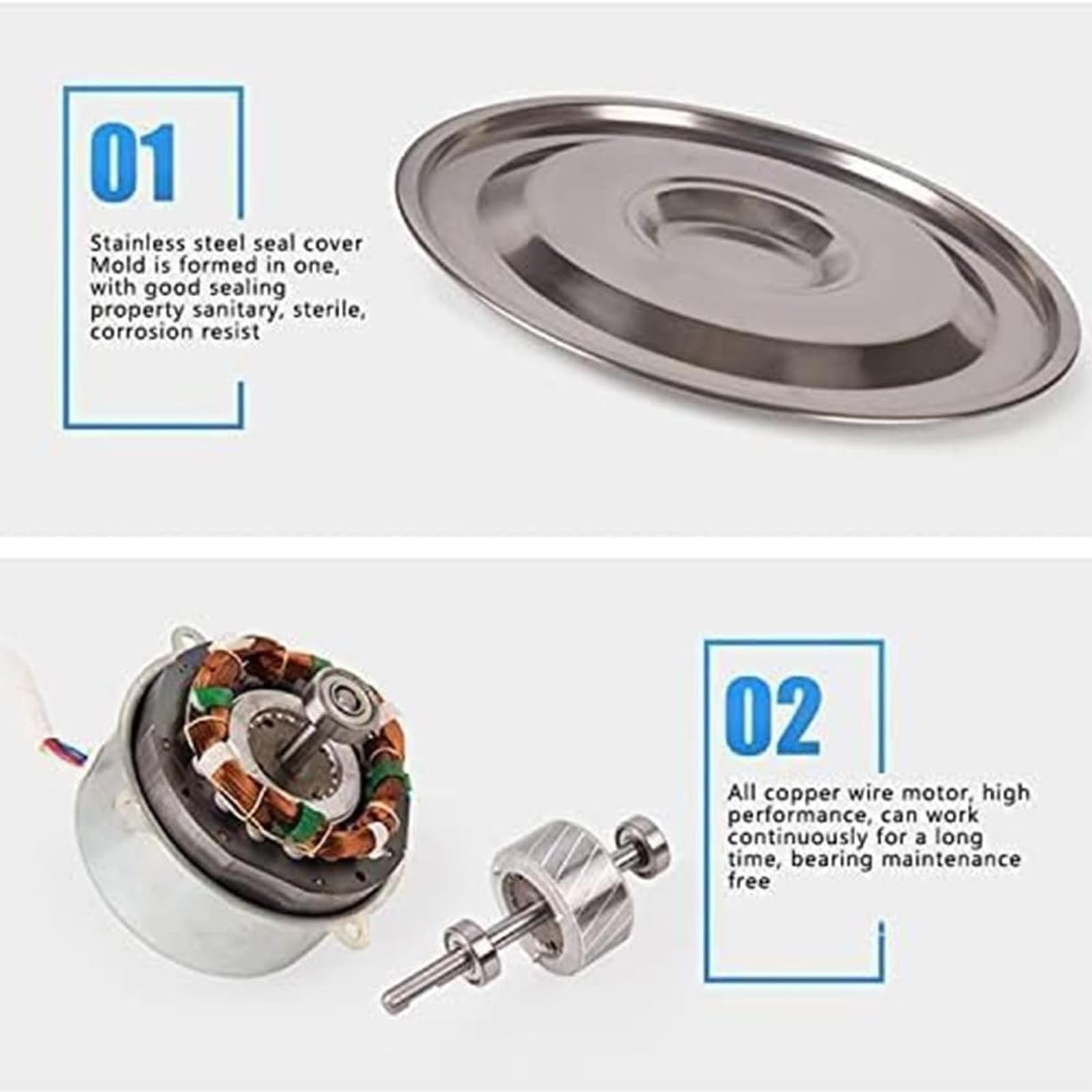 Amazon.co.jp: 自動電動振動ふるい 50W 自動粉ふるい機、60 メッシュ